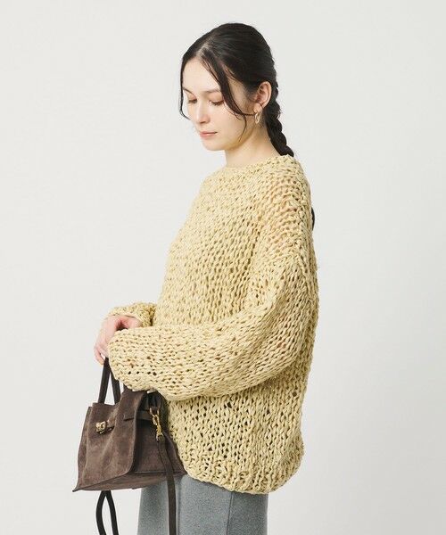 BEAUTY&YOUTH UNITED ARROWS / ビューティー&ユース ユナイテッドアローズ ニット・セーター | テープヤーン ローゲージ ニットプルオーバー | 詳細14