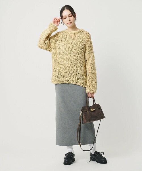 BEAUTY&YOUTH UNITED ARROWS / ビューティー&ユース ユナイテッドアローズ ニット・セーター | テープヤーン ローゲージ ニットプルオーバー | 詳細15