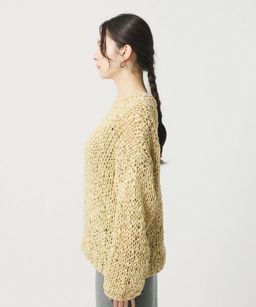 BEAUTY&YOUTH UNITED ARROWS / ビューティー&ユース ユナイテッドアローズ ニット・セーター | テープヤーン ローゲージ ニットプルオーバー | 詳細17
