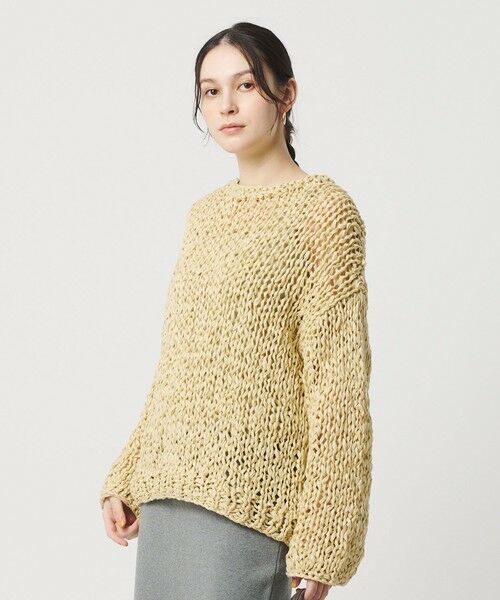 BEAUTY&YOUTH UNITED ARROWS / ビューティー&ユース ユナイテッドアローズ ニット・セーター | テープヤーン ローゲージ ニットプルオーバー | 詳細13