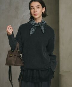 BEAUTY&YOUTH UNITED ARROWS / ビューティー&ユース ユナイテッドアローズ ニット・セーター | フェード クルーネックニットプルオーバー