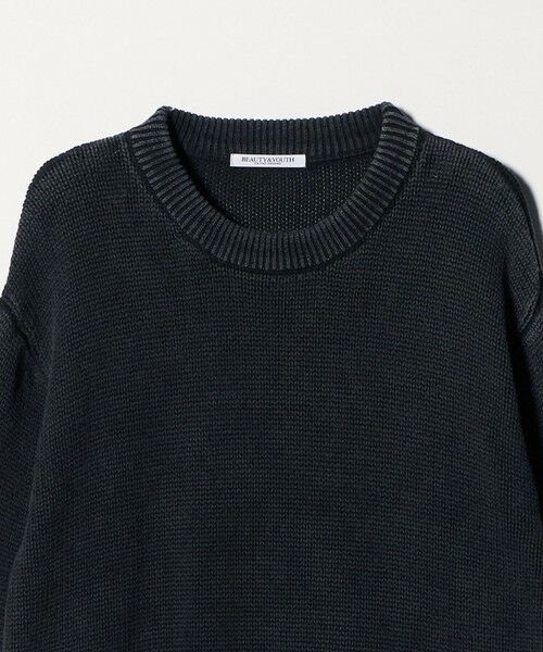 BEAUTY&YOUTH UNITED ARROWS / ビューティー&ユース ユナイテッドアローズ ニット・セーター | フェード クルーネックニットプルオーバー | 詳細7