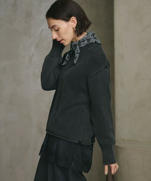 BEAUTY&YOUTH UNITED ARROWS / ビューティー&ユース ユナイテッドアローズ ニット・セーター | フェード クルーネックニットプルオーバー | 詳細2