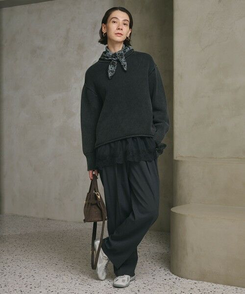 BEAUTY&YOUTH UNITED ARROWS / ビューティー&ユース ユナイテッドアローズ ニット・セーター | フェード クルーネックニットプルオーバー | 詳細4