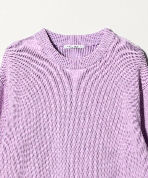 BEAUTY&YOUTH UNITED ARROWS / ビューティー&ユース ユナイテッドアローズ ニット・セーター | フェード クルーネックニットプルオーバー | 詳細14