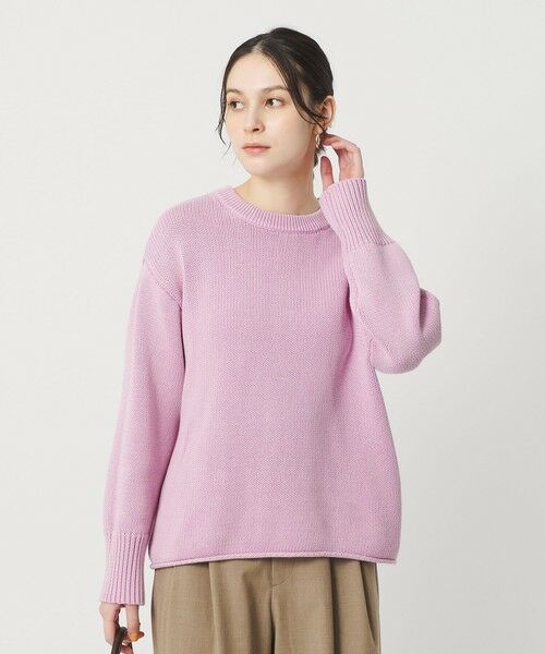 BEAUTY&YOUTH UNITED ARROWS / ビューティー&ユース ユナイテッドアローズ ニット・セーター | フェード クルーネックニットプルオーバー | 詳細9