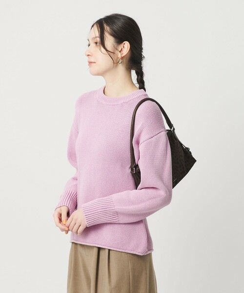 BEAUTY&YOUTH UNITED ARROWS / ビューティー&ユース ユナイテッドアローズ ニット・セーター | フェード クルーネックニットプルオーバー | 詳細10