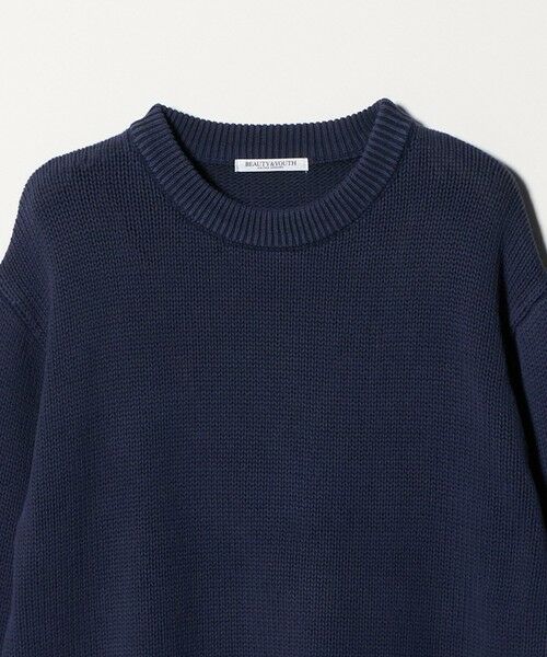 BEAUTY&YOUTH UNITED ARROWS / ビューティー&ユース ユナイテッドアローズ ニット・セーター | フェード クルーネックニットプルオーバー | 詳細24