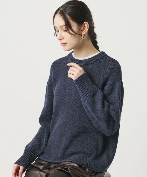 BEAUTY&YOUTH UNITED ARROWS / ビューティー&ユース ユナイテッドアローズ ニット・セーター | フェード クルーネックニットプルオーバー | 詳細17