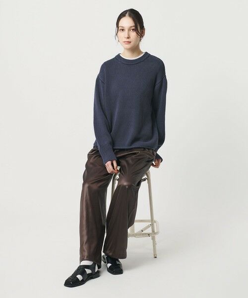 BEAUTY&YOUTH UNITED ARROWS / ビューティー&ユース ユナイテッドアローズ ニット・セーター | フェード クルーネックニットプルオーバー | 詳細18