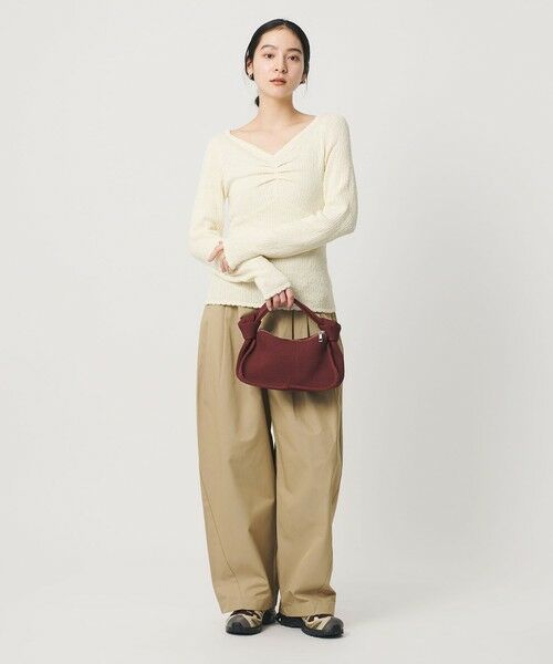 BEAUTY&YOUTH UNITED ARROWS / ビューティー&ユース ユナイテッドアローズ ニット・セーター | フロントタック リブニットプルオーバー | 詳細3