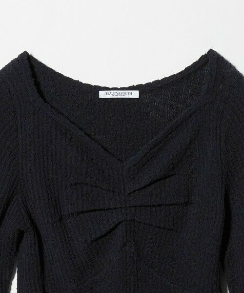 BEAUTY&YOUTH UNITED ARROWS / ビューティー&ユース ユナイテッドアローズ ニット・セーター | フロントタック リブニットプルオーバー | 詳細13