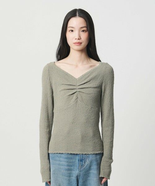 BEAUTY&YOUTH UNITED ARROWS / ビューティー&ユース ユナイテッドアローズ ニット・セーター | フロントタック リブニットプルオーバー | 詳細18