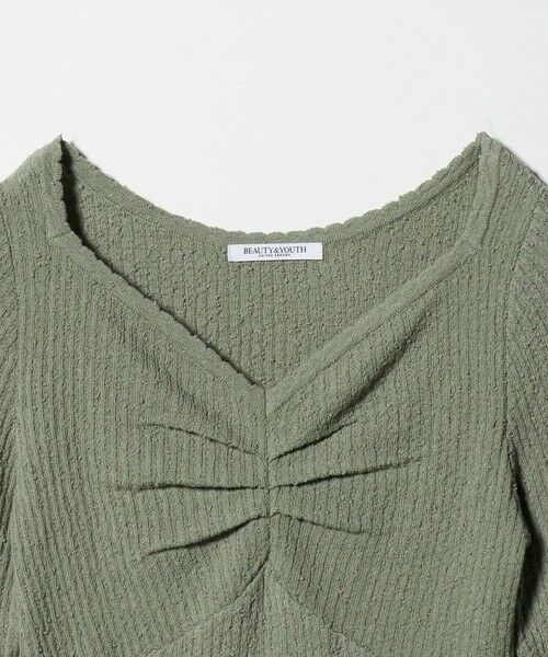 BEAUTY&YOUTH UNITED ARROWS / ビューティー&ユース ユナイテッドアローズ ニット・セーター | フロントタック リブニットプルオーバー | 詳細23