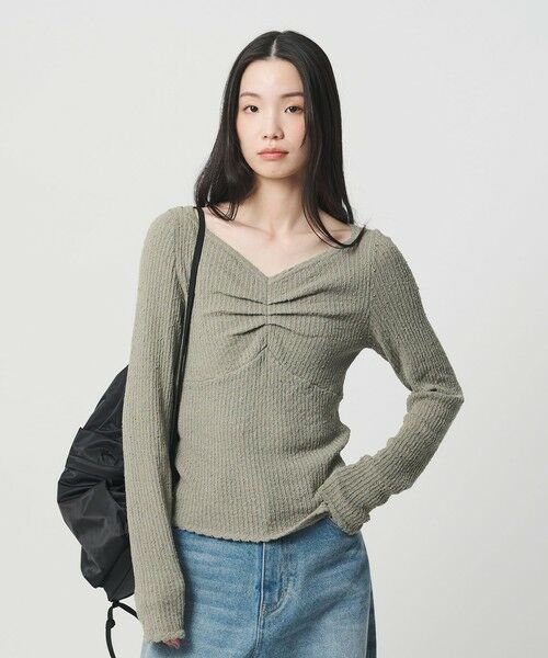 BEAUTY&YOUTH UNITED ARROWS / ビューティー&ユース ユナイテッドアローズ ニット・セーター | フロントタック リブニットプルオーバー | 詳細16