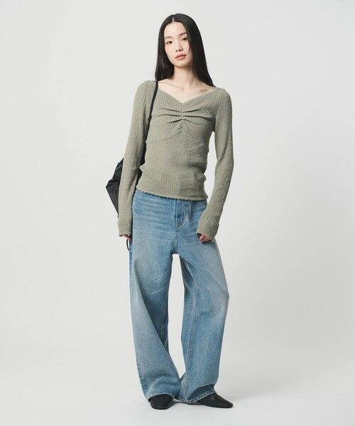 BEAUTY&YOUTH UNITED ARROWS / ビューティー&ユース ユナイテッドアローズ ニット・セーター | フロントタック リブニットプルオーバー | 詳細17