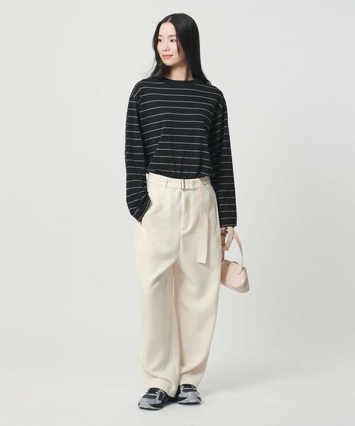 BEAUTY&YOUTH UNITED ARROWS / ビューティー&ユース ユナイテッドアローズ その他パンツ | ベルトカーブパンツ ウォッシャブル 防シワ | 詳細3