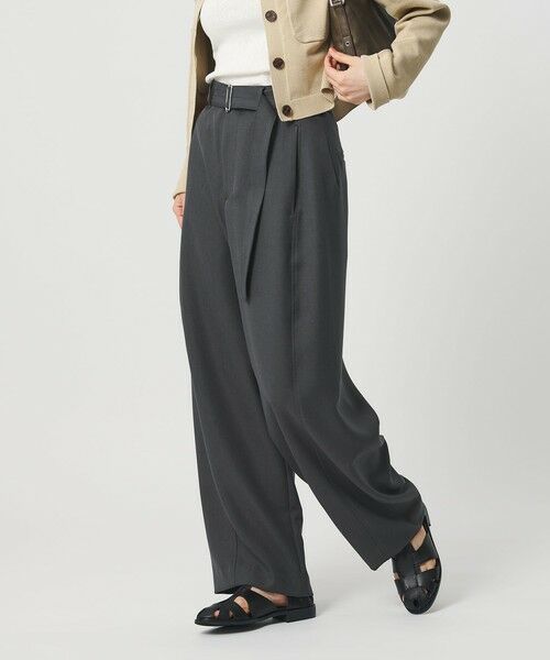 BEAUTY&YOUTH UNITED ARROWS / ビューティー&ユース ユナイテッドアローズ その他パンツ | ベルトカーブパンツ ウォッシャブル 防シワ | 詳細10