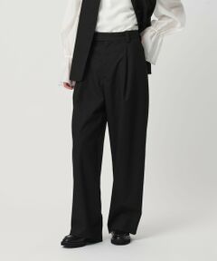 BEAUTY&YOUTH UNITED ARROWS / ビューティー&ユース ユナイテッドアローズ その他パンツ | ツイードライク タックワイドパンツ