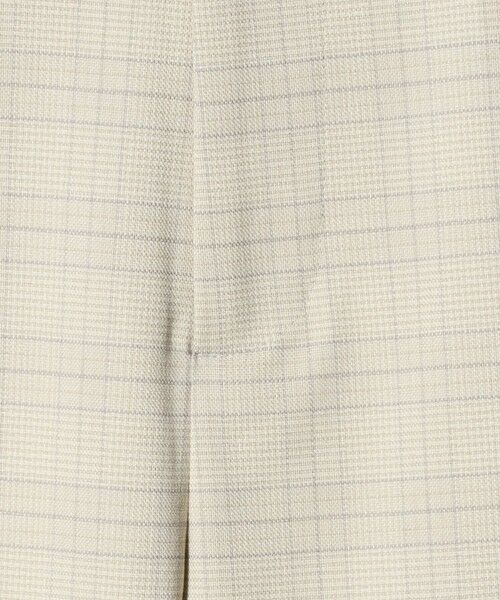 BEAUTY&YOUTH UNITED ARROWS / ビューティー&ユース ユナイテッドアローズ スラックス・ドレスパンツ | ポリエステルブレンド チェック ワイドヘムパンツ | 詳細13
