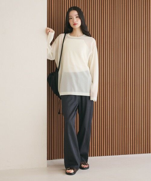 BEAUTY&YOUTH UNITED ARROWS / ビューティー&ユース ユナイテッドアローズ その他パンツ | サテンドロースト ワイドパンツ ウォッシャブル | 詳細4
