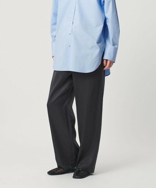 BEAUTY&YOUTH UNITED ARROWS / ビューティー&ユース ユナイテッドアローズ その他パンツ | サテンドロースト ワイドパンツ ウォッシャブル | 詳細6