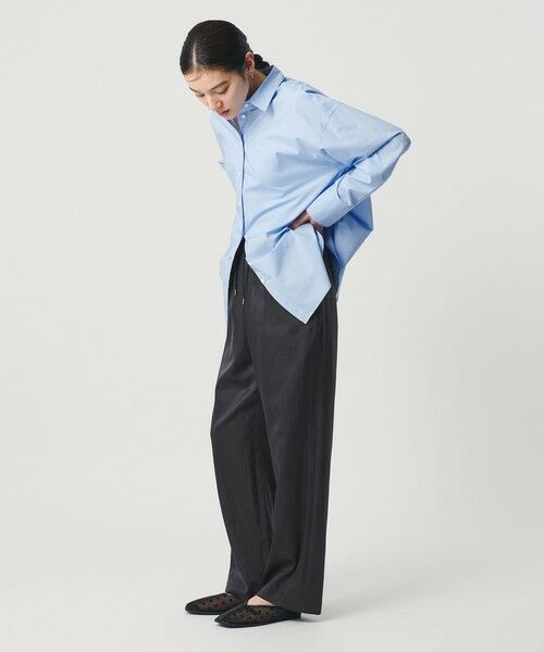 BEAUTY&YOUTH UNITED ARROWS / ビューティー&ユース ユナイテッドアローズ その他パンツ | サテンドロースト ワイドパンツ ウォッシャブル | 詳細8