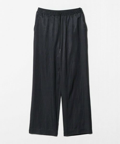 BEAUTY&YOUTH UNITED ARROWS / ビューティー&ユース ユナイテッドアローズ その他パンツ | サテンドロースト ワイドパンツ ウォッシャブル（DK.GRAY）