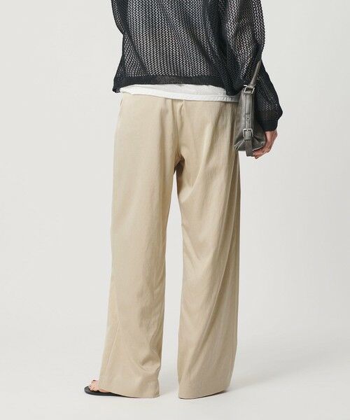 BEAUTY&YOUTH UNITED ARROWS / ビューティー&ユース ユナイテッドアローズ その他パンツ | サテンドロースト ワイドパンツ ウォッシャブル | 詳細12