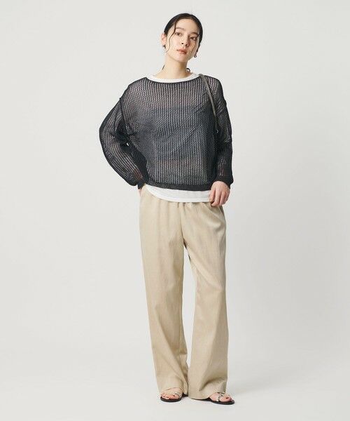 BEAUTY&YOUTH UNITED ARROWS / ビューティー&ユース ユナイテッドアローズ その他パンツ | サテンドロースト ワイドパンツ ウォッシャブル | 詳細13