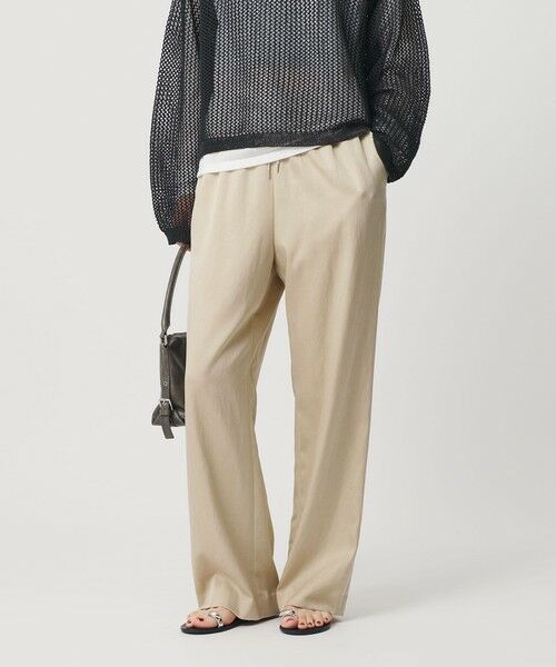 BEAUTY&YOUTH UNITED ARROWS / ビューティー&ユース ユナイテッドアローズ その他パンツ | サテンドロースト ワイドパンツ ウォッシャブル | 詳細11