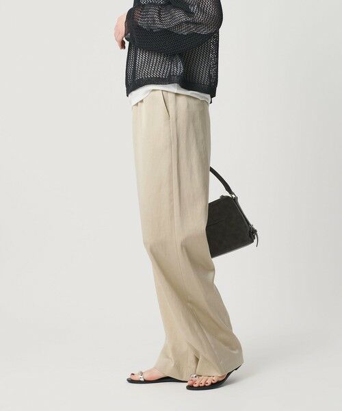 BEAUTY&YOUTH UNITED ARROWS / ビューティー&ユース ユナイテッドアローズ その他パンツ | サテンドロースト ワイドパンツ ウォッシャブル | 詳細12