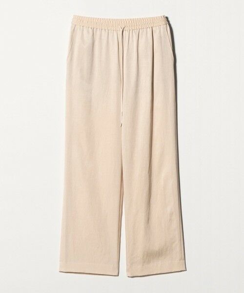 BEAUTY&YOUTH UNITED ARROWS / ビューティー&ユース ユナイテッドアローズ その他パンツ | サテンドロースト ワイドパンツ ウォッシャブル（LT.PINK）