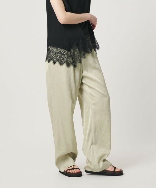 BEAUTY&YOUTH UNITED ARROWS / ビューティー&ユース ユナイテッドアローズ その他パンツ | サテンドロースト ワイドパンツ ウォッシャブル | 詳細21