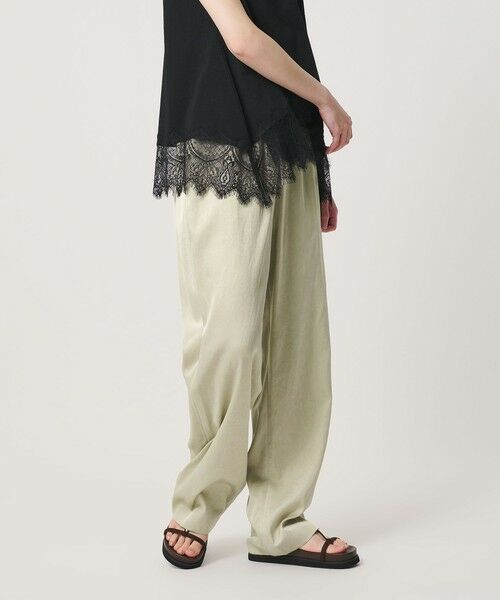BEAUTY&YOUTH UNITED ARROWS / ビューティー&ユース ユナイテッドアローズ その他パンツ | サテンドロースト ワイドパンツ ウォッシャブル | 詳細22