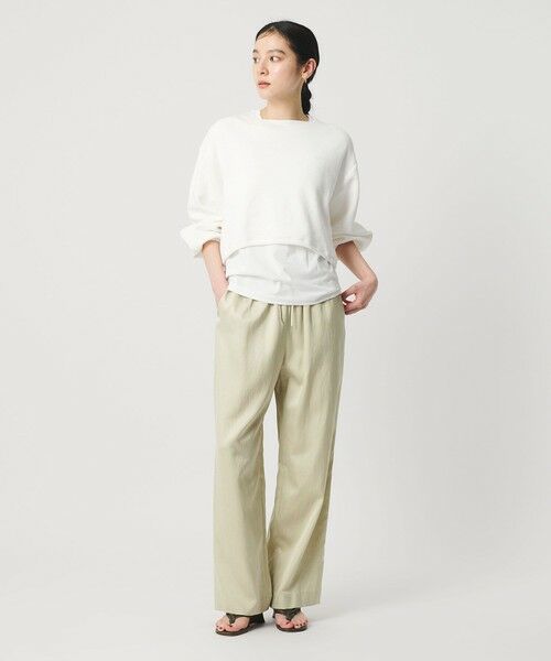 BEAUTY&YOUTH UNITED ARROWS / ビューティー&ユース ユナイテッドアローズ その他パンツ | サテンドロースト ワイドパンツ ウォッシャブル | 詳細26