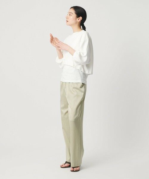 BEAUTY&YOUTH UNITED ARROWS / ビューティー&ユース ユナイテッドアローズ その他パンツ | サテンドロースト ワイドパンツ ウォッシャブル | 詳細27