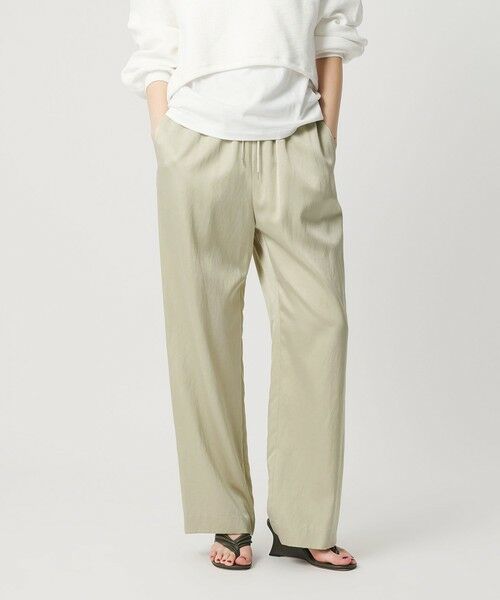 BEAUTY&YOUTH UNITED ARROWS / ビューティー&ユース ユナイテッドアローズ その他パンツ | サテンドロースト ワイドパンツ ウォッシャブル | 詳細24