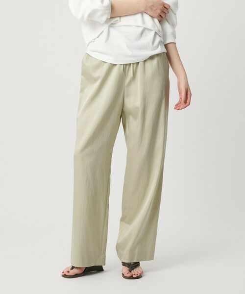 BEAUTY&YOUTH UNITED ARROWS / ビューティー&ユース ユナイテッドアローズ その他パンツ | サテンドロースト ワイドパンツ ウォッシャブル | 詳細25