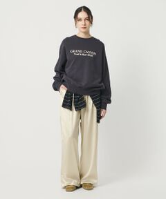 BEAUTY&YOUTH UNITED ARROWS / ビューティー&ユース ユナイテッドアローズ その他パンツ | チンツゴム ワイドパンツ ウォッシャブル