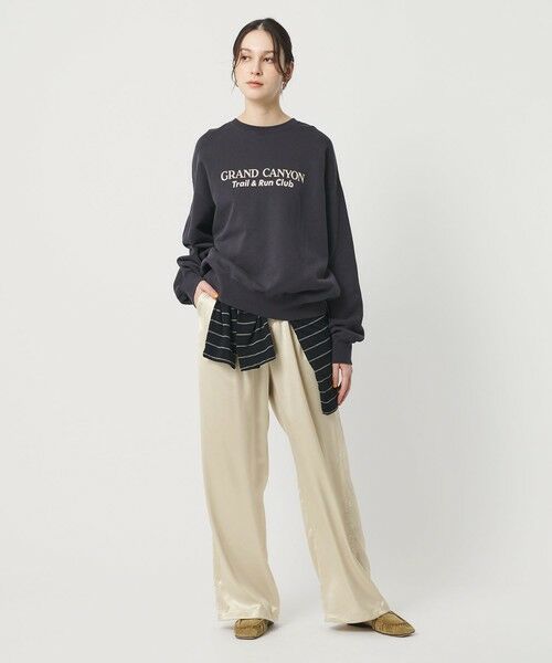 BEAUTY&YOUTH UNITED ARROWS / ビューティー&ユース ユナイテッドアローズ その他パンツ | チンツゴム ワイドパンツ ウォッシャブル | 詳細3