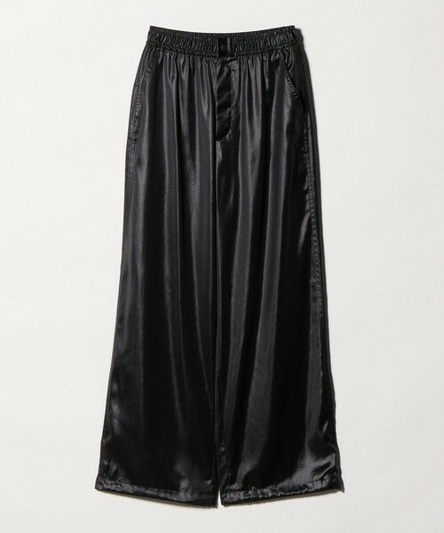 BEAUTY&YOUTH UNITED ARROWS / ビューティー&ユース ユナイテッドアローズ その他パンツ | チンツゴム ワイドパンツ ウォッシャブル（BLACK）