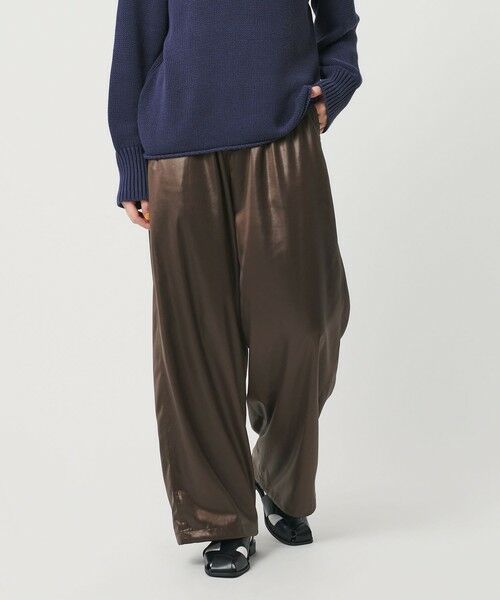 BEAUTY&YOUTH UNITED ARROWS / ビューティー&ユース ユナイテッドアローズ その他パンツ | チンツゴム ワイドパンツ ウォッシャブル | 詳細13