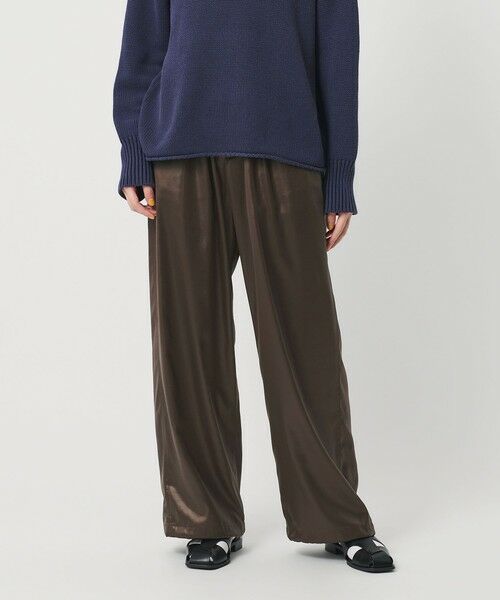 BEAUTY&YOUTH UNITED ARROWS / ビューティー&ユース ユナイテッドアローズ その他パンツ | チンツゴム ワイドパンツ ウォッシャブル | 詳細14