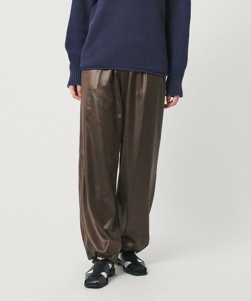 BEAUTY&YOUTH UNITED ARROWS / ビューティー&ユース ユナイテッドアローズ その他パンツ | チンツゴム ワイドパンツ ウォッシャブル | 詳細15