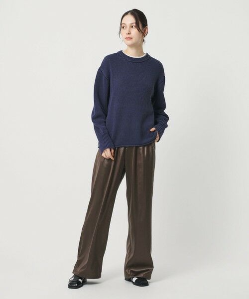 BEAUTY&YOUTH UNITED ARROWS / ビューティー&ユース ユナイテッドアローズ その他パンツ | チンツゴム ワイドパンツ ウォッシャブル | 詳細16