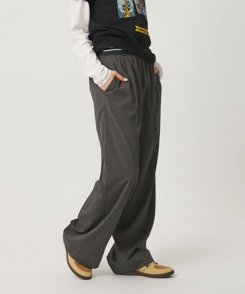 BEAUTY&YOUTH UNITED ARROWS / ビューティー&ユース ユナイテッドアローズ その他パンツ | ラインゴム ワイドパンツ ウォッシャブル 防シワ | 詳細10