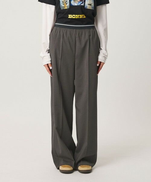 BEAUTY&YOUTH UNITED ARROWS / ビューティー&ユース ユナイテッドアローズ その他パンツ | ラインゴム ワイドパンツ ウォッシャブル 防シワ | 詳細12