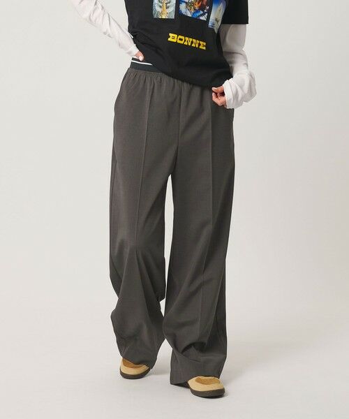BEAUTY&YOUTH UNITED ARROWS / ビューティー&ユース ユナイテッドアローズ その他パンツ | ラインゴム ワイドパンツ ウォッシャブル 防シワ | 詳細9