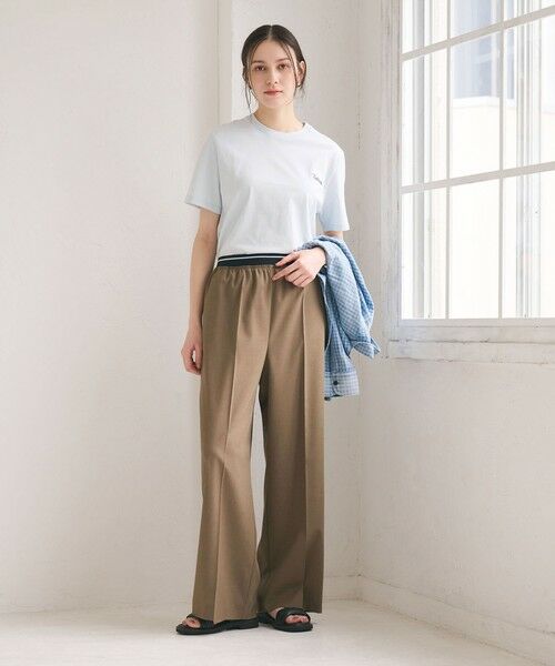 BEAUTY&YOUTH UNITED ARROWS / ビューティー&ユース ユナイテッドアローズ その他パンツ | ラインゴム ワイドパンツ ウォッシャブル 防シワ | 詳細18